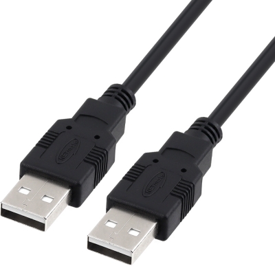 강원전자 넷메이트 USB2.0 AM-AM 케이블 3m (블랙) NMC-UA230BK