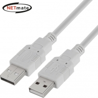 강원전자 넷메이트 USB2.0 AM-AM 케이블 3m (그레이) NMC-UA230