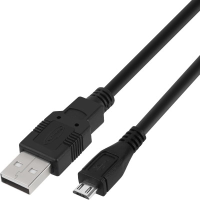 강원전자 넷메이트 USB2.0 마이크로 5핀 케이블 1m (블랙) NMC-UMB10E