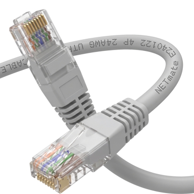 강원전자 넷메이트 CAT.6 UTP 랜 케이블 50m, 그레이 NMC-US6500