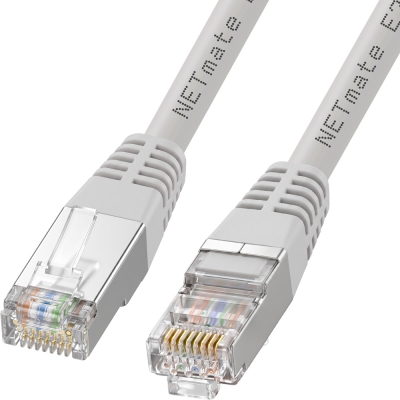 강원전자 넷메이트 CAT.6 FTP 랜 케이블 0.5m NMC-USF605