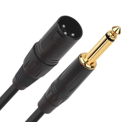 강원전자 넷메이트 XLR 캐논(M)-TS(5.5 Mono) 마이크 케이블 1m NMC-XLR501MB