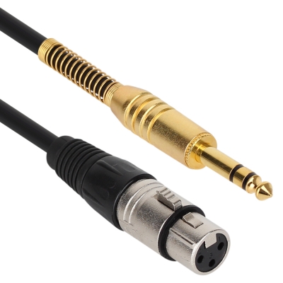 강원전자 넷메이트 XLR 캐논(F)-TRS(5.5 Stereo) 마이크 케이블 5m NMC-XLR505FS