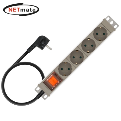 강원전자 넷메이트 알루미늄 SAFE 멀티탭 4구 접지 1.5m NMP-AM0415