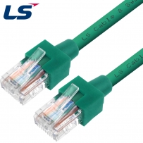 LS전선 CAT.5E UTP 랜 케이블 100m (그린) NMX-LS51000GN