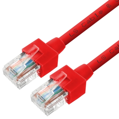 LS전선 CAT.5E UTP 랜 케이블 20m (레드) NMX-LS5200R