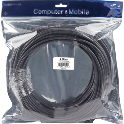 LS전선 CAT.5E UTP 옥외용 랜 케이블 50m (블랙) NMX-LS5500XBKZ