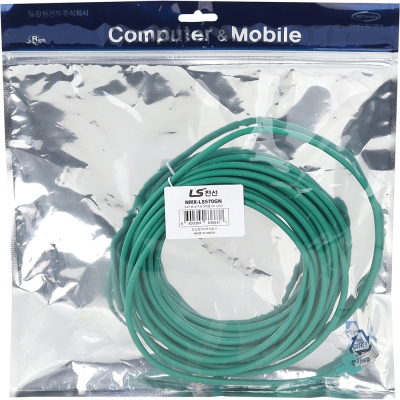 LS전선 CAT.5E UTP 랜 케이블 7m (그린) NMX-LS570GN