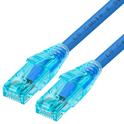 LS전선 CAT.6 UTP EZ 플러그 랜 케이블 15m (블루) NMX-LS6150BL