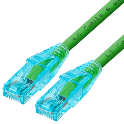 LS전선 CAT.6 UTP EZ 플러그 랜 케이블 1.5m (그린) NMX-LS615GN