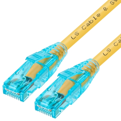 LS전선 CAT.6 UTP EZ 플러그 랜 케이블 5m (옐로우) NMX-LS650Y