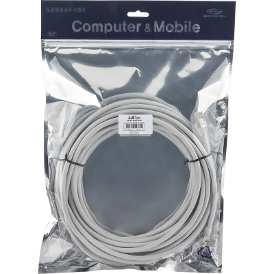 LS전선 CAT.6A F/UTP 랜 케이블 10m (그레이) NMX-LS6AF100G