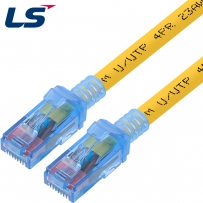 LS전선 CAT.6A UTP Supreme 랜 케이블 10m (옐로우) NMX-LS6ASP100Y