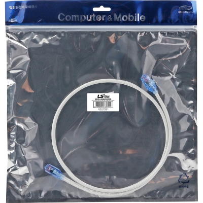 LS전선 CAT.6A Ultra Super Slim USS 케이블 1m (그레이) NMX-LS6AUSS10G