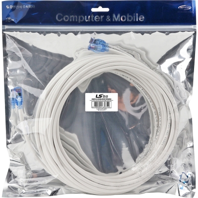 LS전선 CAT.6A Ultra Super Slim USS 케이블 15m (화이트) NMX-LS6AUSS150WH