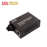 솔텍 이더넷 싱글모드 WDM 광 컨버터, SC / 20km SFC200-SCSWA