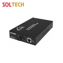 솔텍 기가비트 이더넷 멀티모드 광 컨버터, SC / 220m SFC2000-TS/I