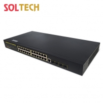 솔텍 24포트 기가비트 스위칭 허브, SFP 4슬롯 SFC4000T