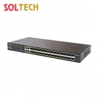 솔텍 SFP 1Gx24 + 10Gx4 광 스위칭 허브, TP 4포트 SFC4100A