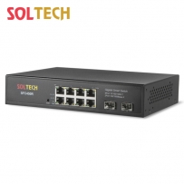 솔텍 8포트 기가비트 스위칭 허브, SFP 2슬롯 SFC450R