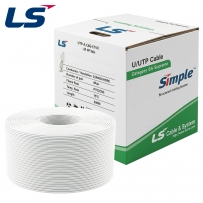 LS전선 CAT.6A UTP Supreme 케이블 300m (단선/화이트) UTP-A-C6G-E1VX-M 4P WH